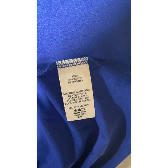 Chic Soul "Weekender Royal Blye Tank" Size 2X - Picture 7 of 11